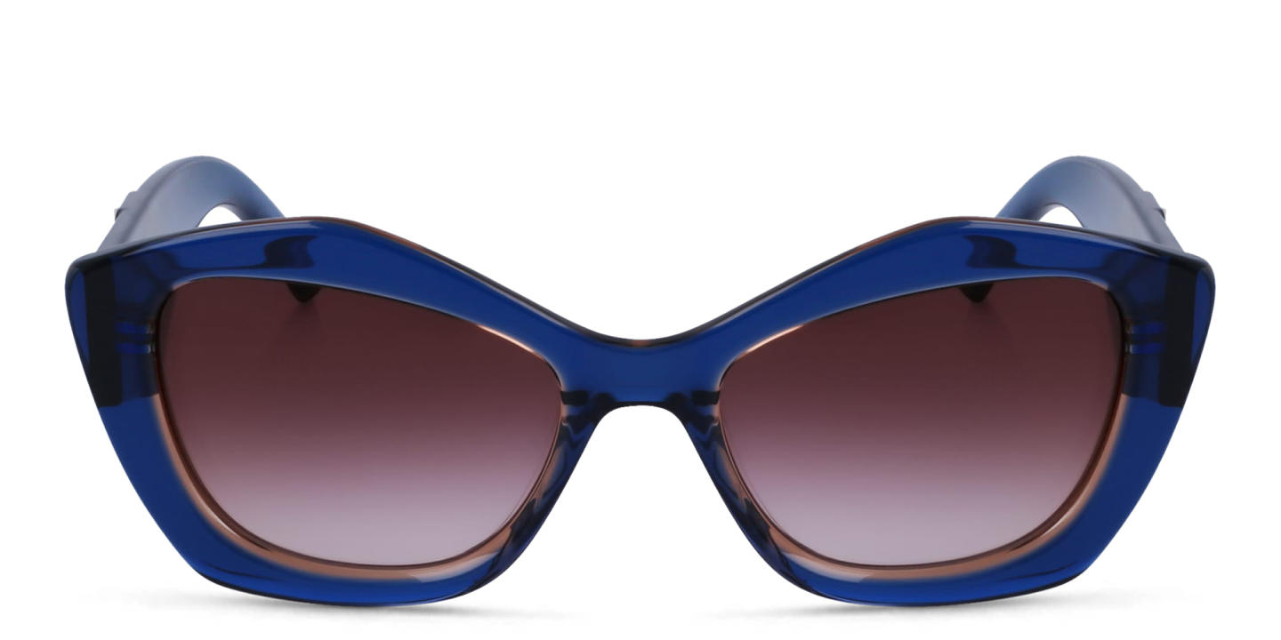 KARL LAGERFELD Cat-Eye Sunglasses in Blue – Product Photo 0