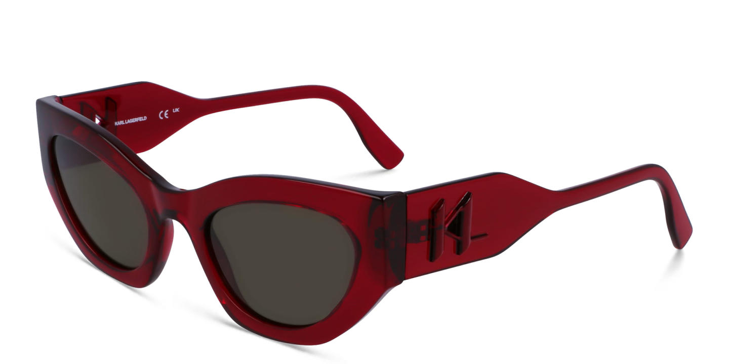 KARL LAGERFELD Cat-Eye Sunglasses in Red – Product Photo 1