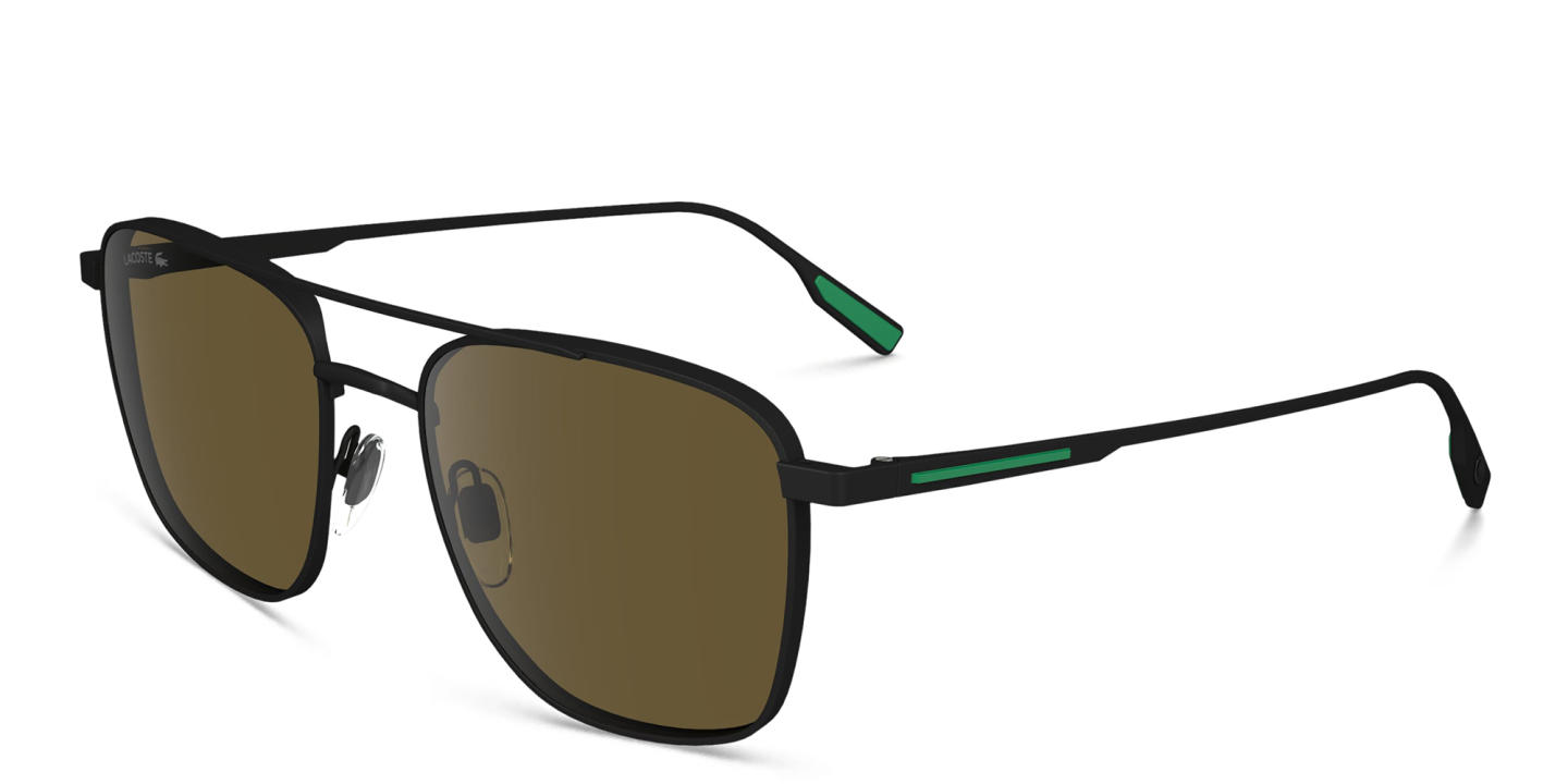 Lacoste Square Sunglasses in Black – Product Photo 1