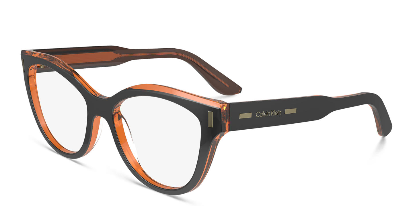 Shop Calvin Klein Cat-Eye Eyeglasses in Black online.