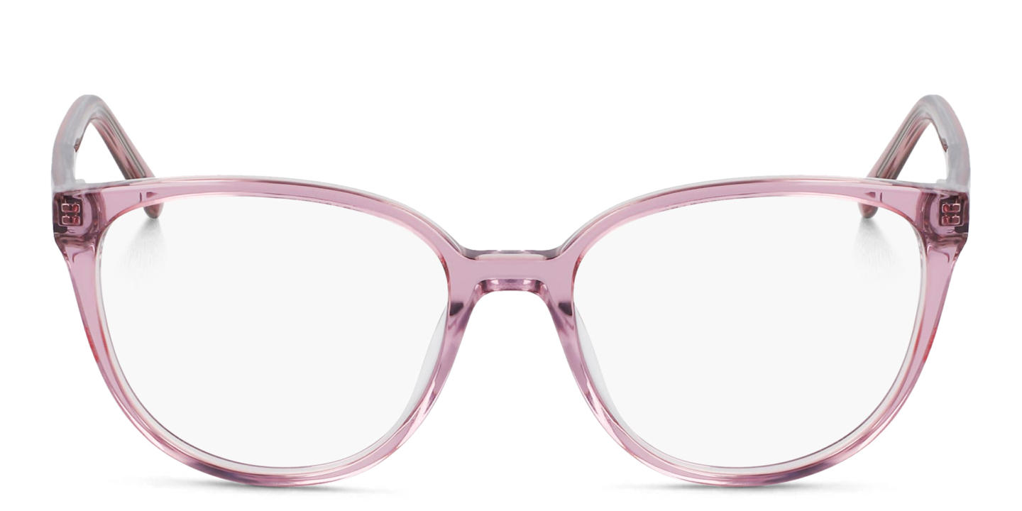 Shop DKNY Round Eyeglasses in Pink online.