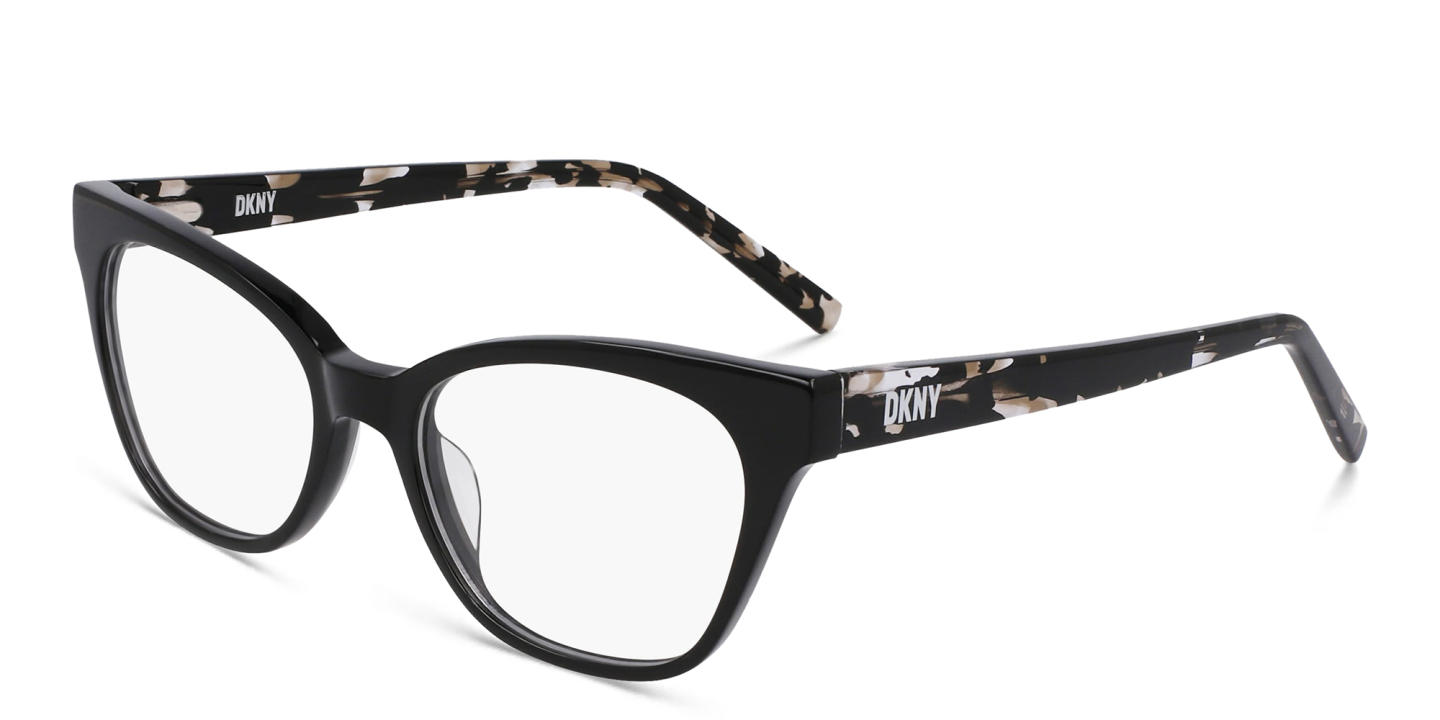 DKNY Cat-Eye Eyeglasses in Black – Product Photo 1