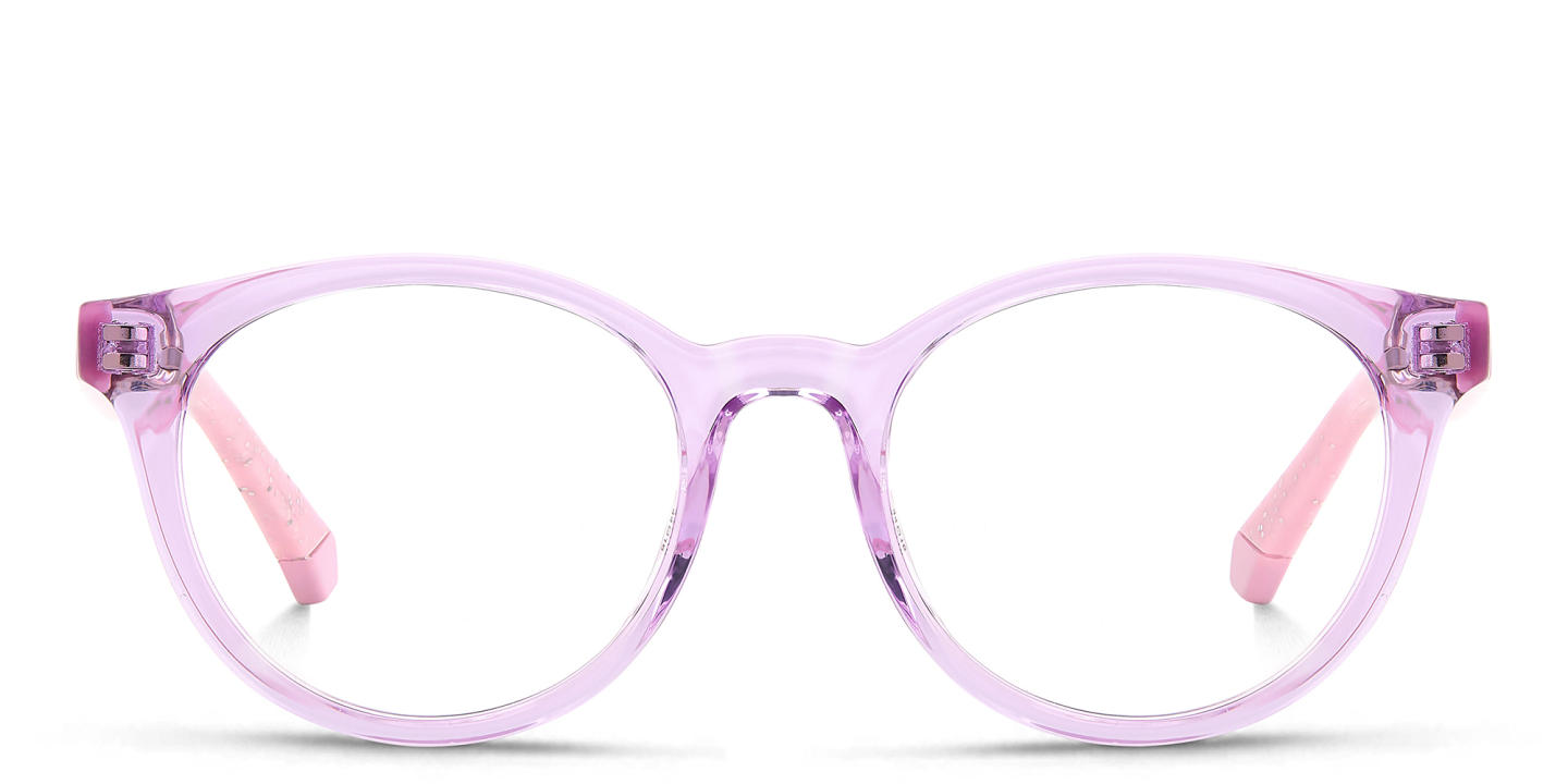 Shop Polaroid Kids Kids Round Eyeglasses in Purple online.