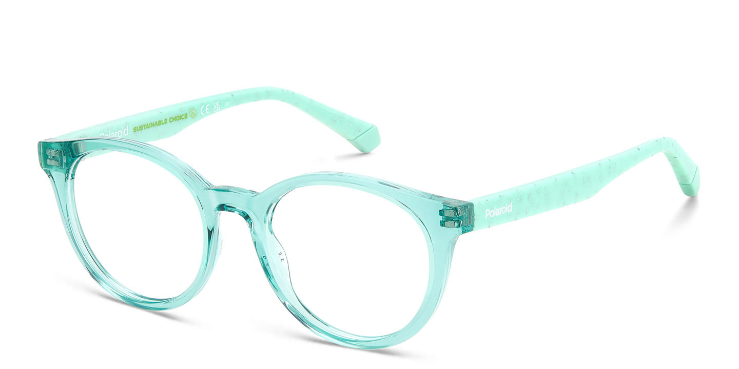 Shop Polaroid Kids Kids Round Eyeglasses in Blue online.