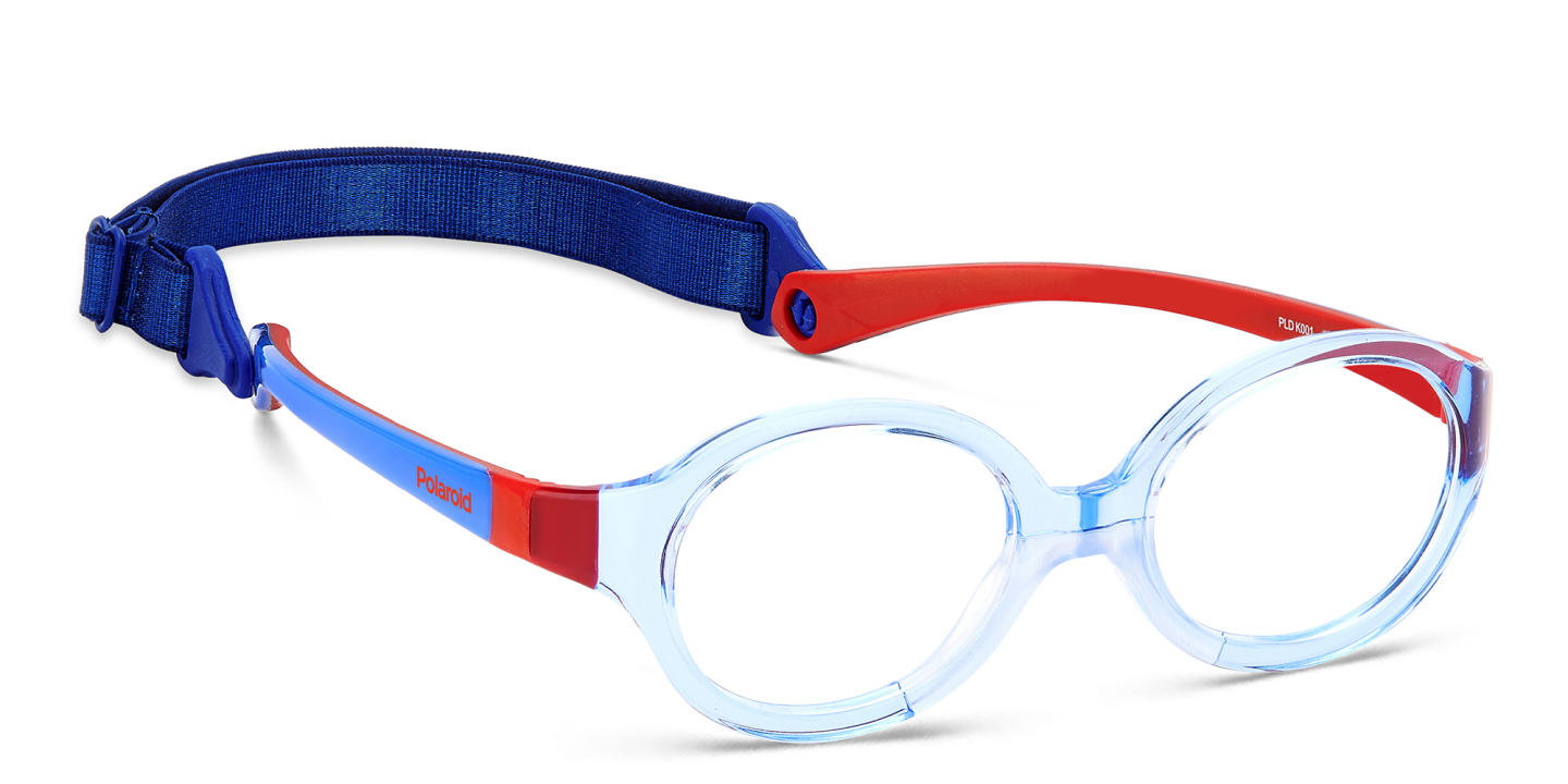Polaroid Kids Kids Round Eyeglasses in Blue – Product Photo 2