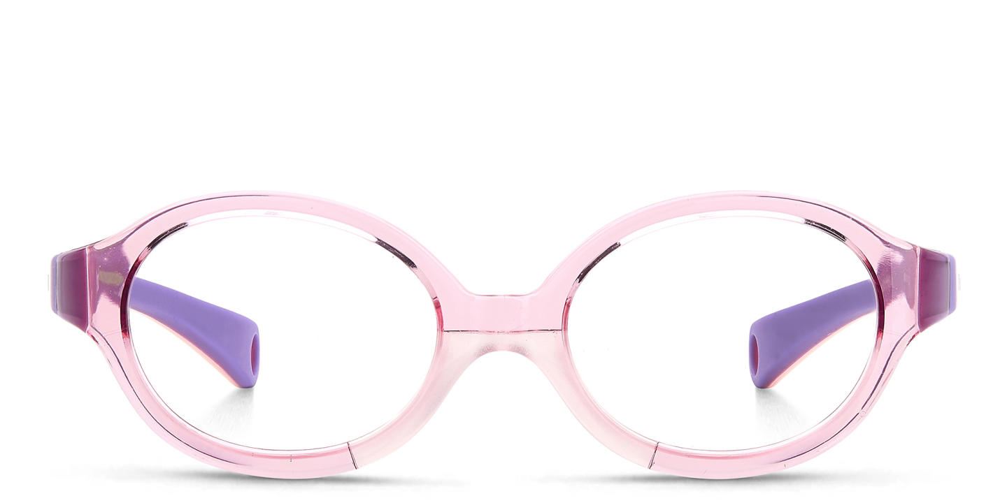 نظارات طبية دائرية للأطفال من بولارويد كيدز بلون زهري - صورة المنتج 0