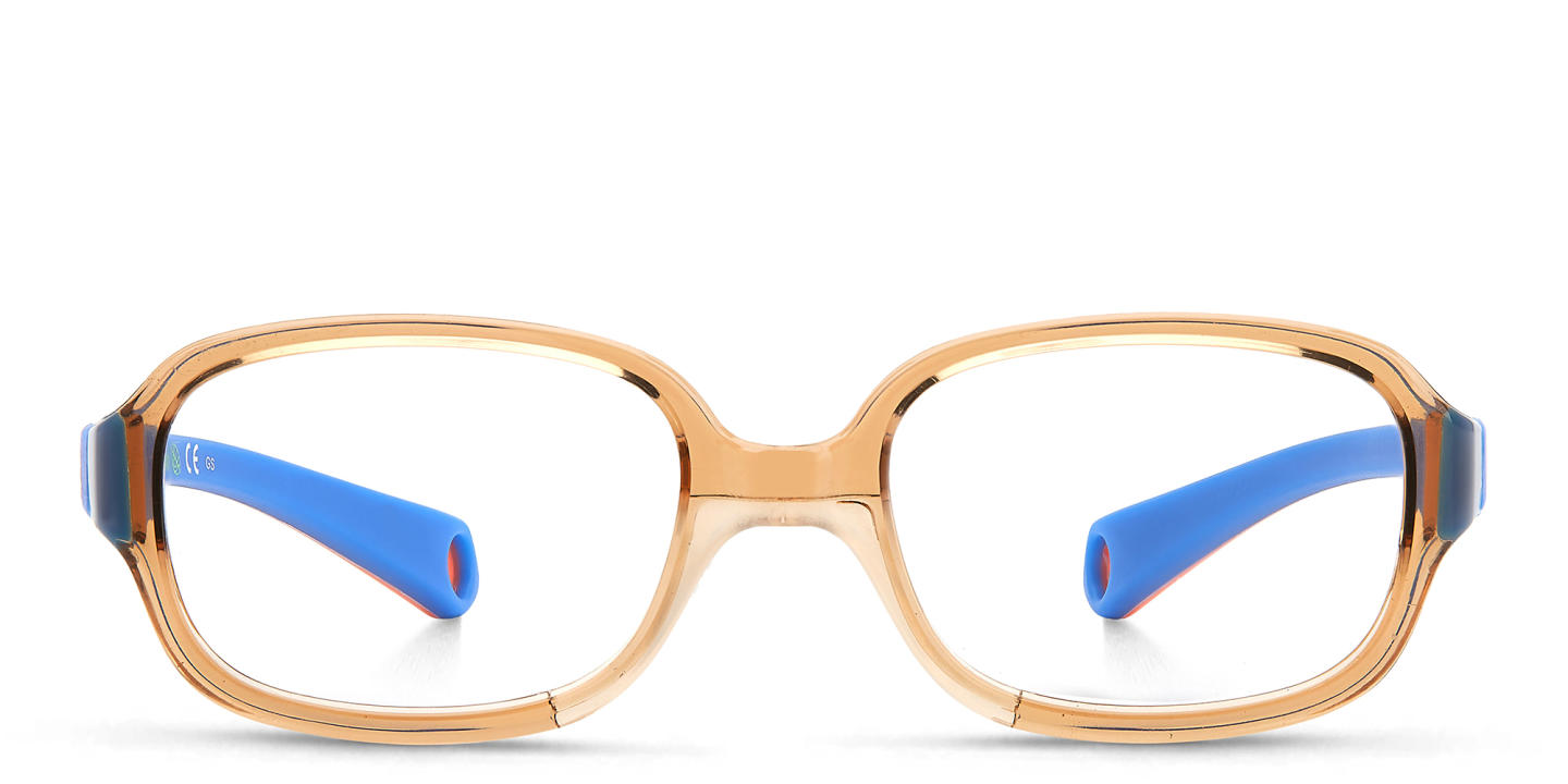 Shop Polaroid Kids Kids Rectangle Eyeglasses in Orange online.