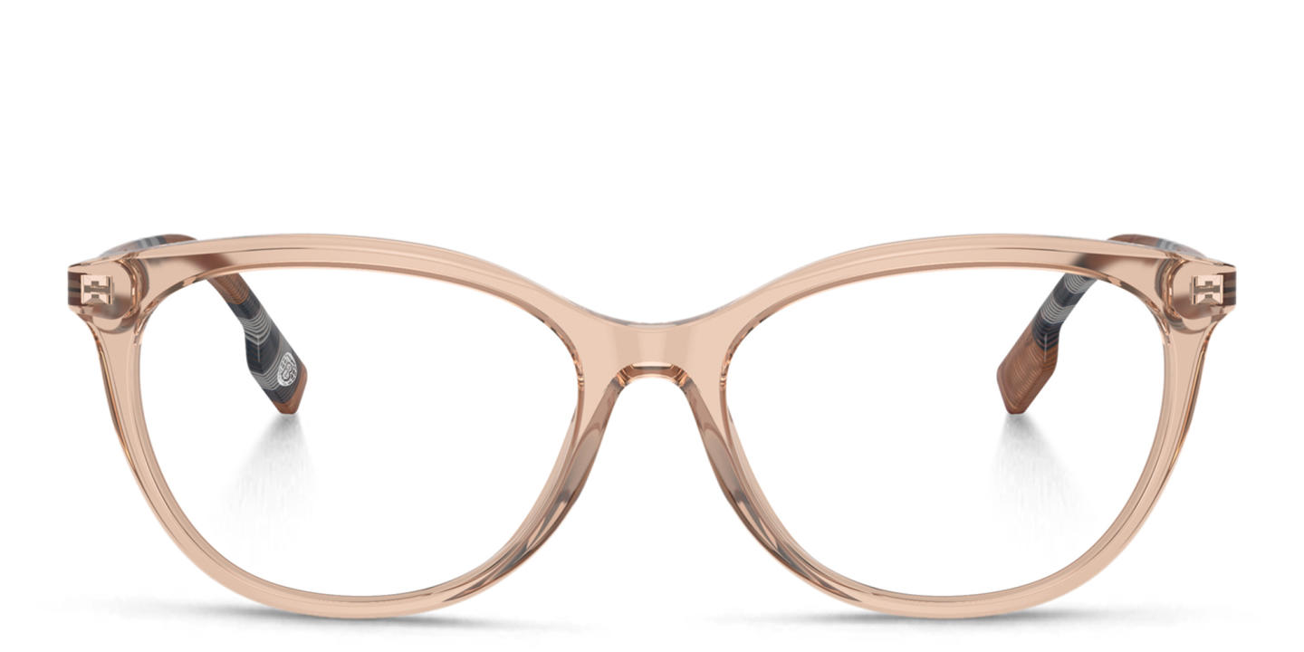 Shop BURBERRY Cat-Eye Eyeglasses in Peach online.