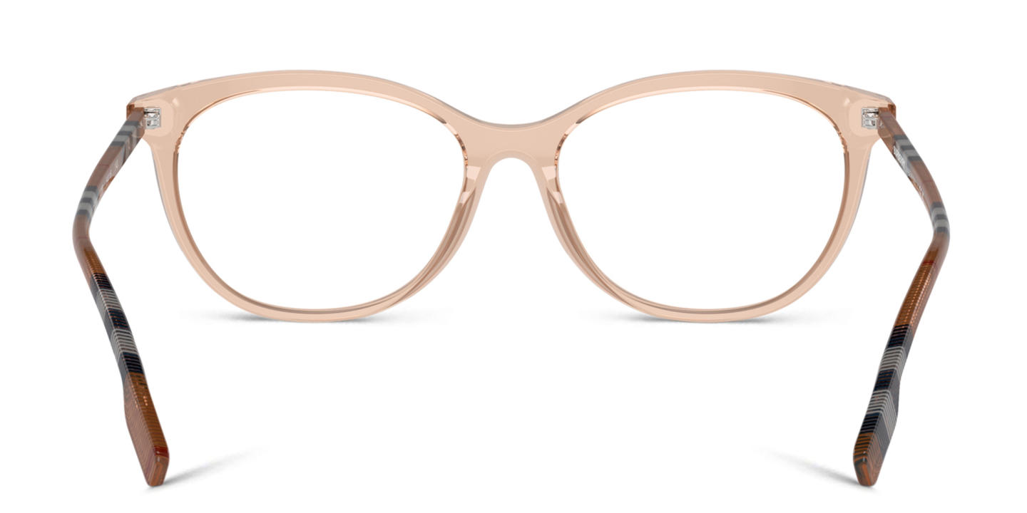 Shop BURBERRY Cat-Eye Eyeglasses in Peach online.