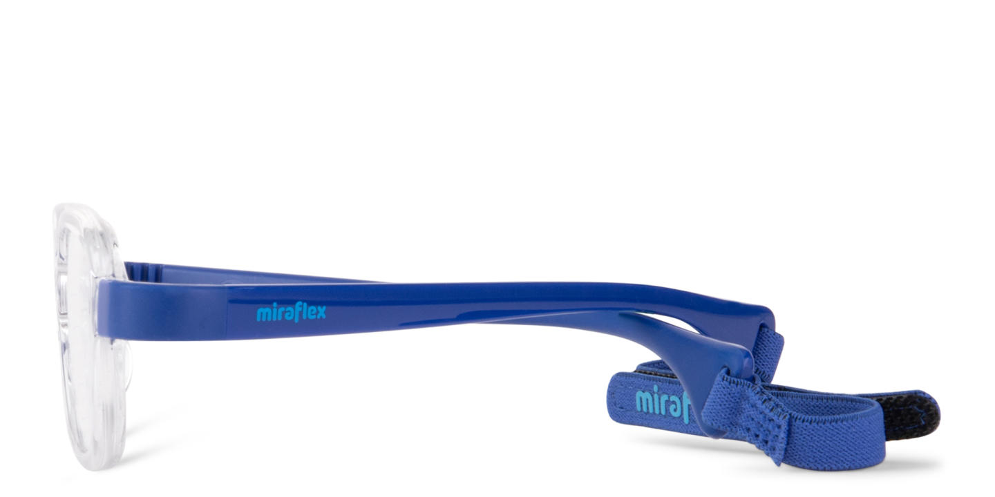 Mira Flex Kids Rectangle Eyeglasses in Clear – Product Photo 2