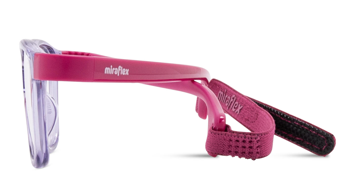 Shop Mira Flex Flexible & Safe Kids Square Eyeglasses in Lilac online.