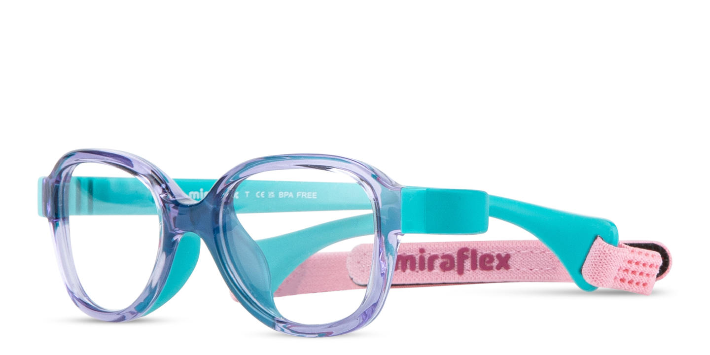 Shop Mira Flex Kids Cat-Eye Eyeglasses in Green online.