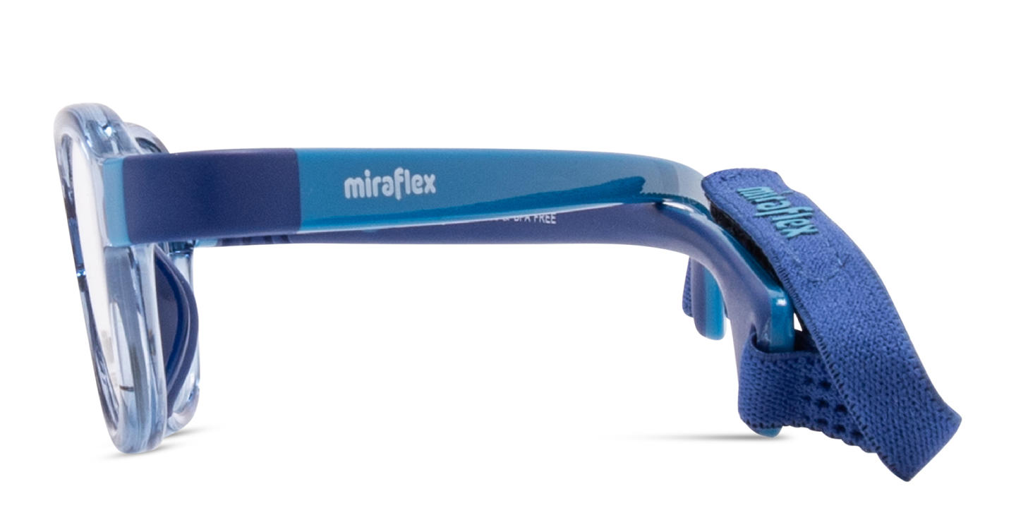 Shop Mira Flex Kids Cat-Eye Eyeglasses in Blue online.