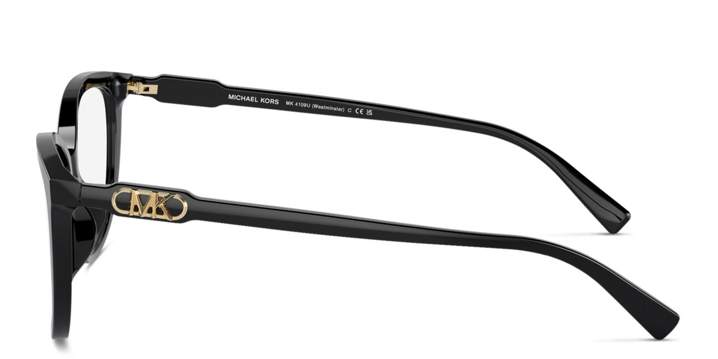 Shop Michael Kors Westminster Cat-Eye Eyeglasses in Black online.