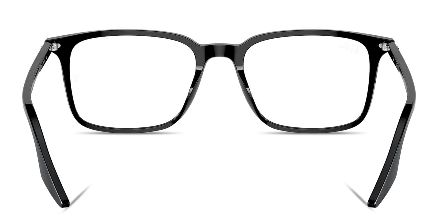 Ray-Ban Optics Unisex Rectangle Eyeglasses in Black – Product Photo 3