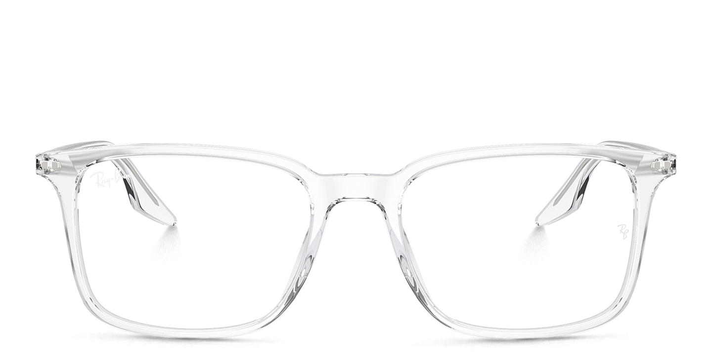 Ray-Ban Unisex Rectangle Eyeglasses in Transparent – Product Photo 0