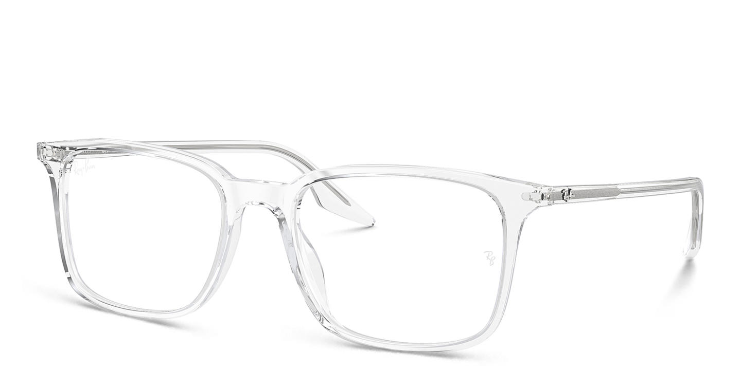 Ray-Ban Unisex Rectangle Eyeglasses in Transparent – Product Photo 1