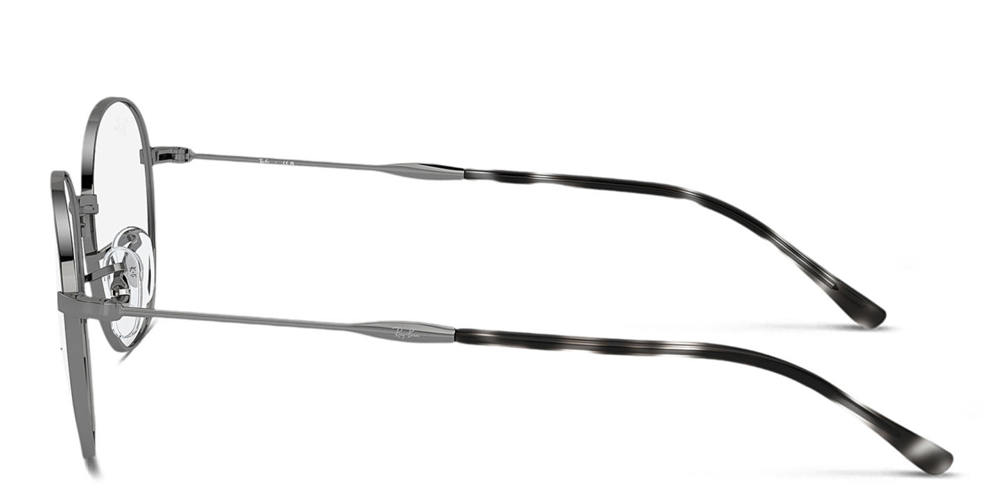 Shop Ray-Ban Optics Unisex Panthos Eyeglasses in Gunmetal online.