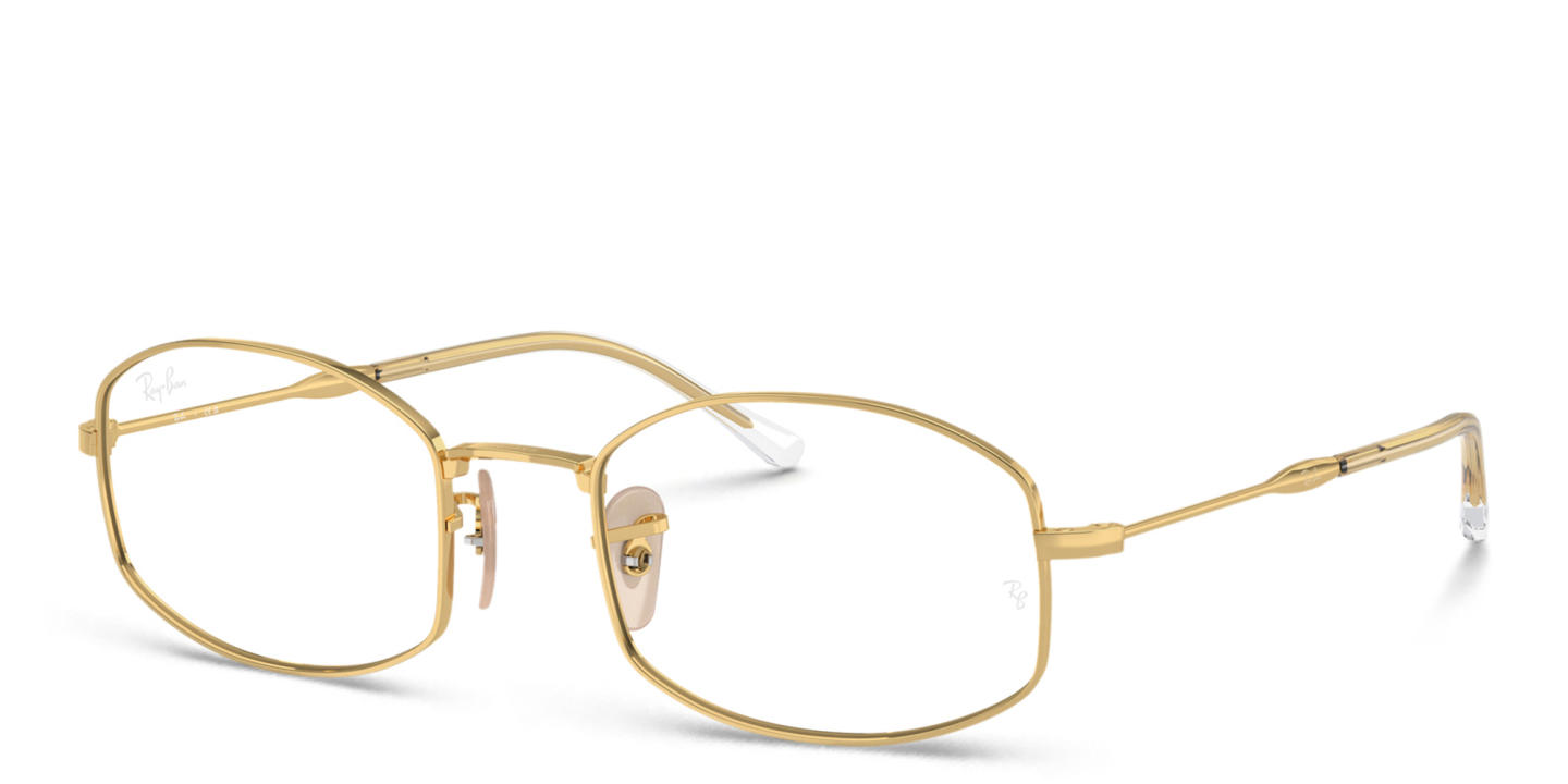 Shop Ray-Ban Unisex Square Eyeglasses in Brown online.