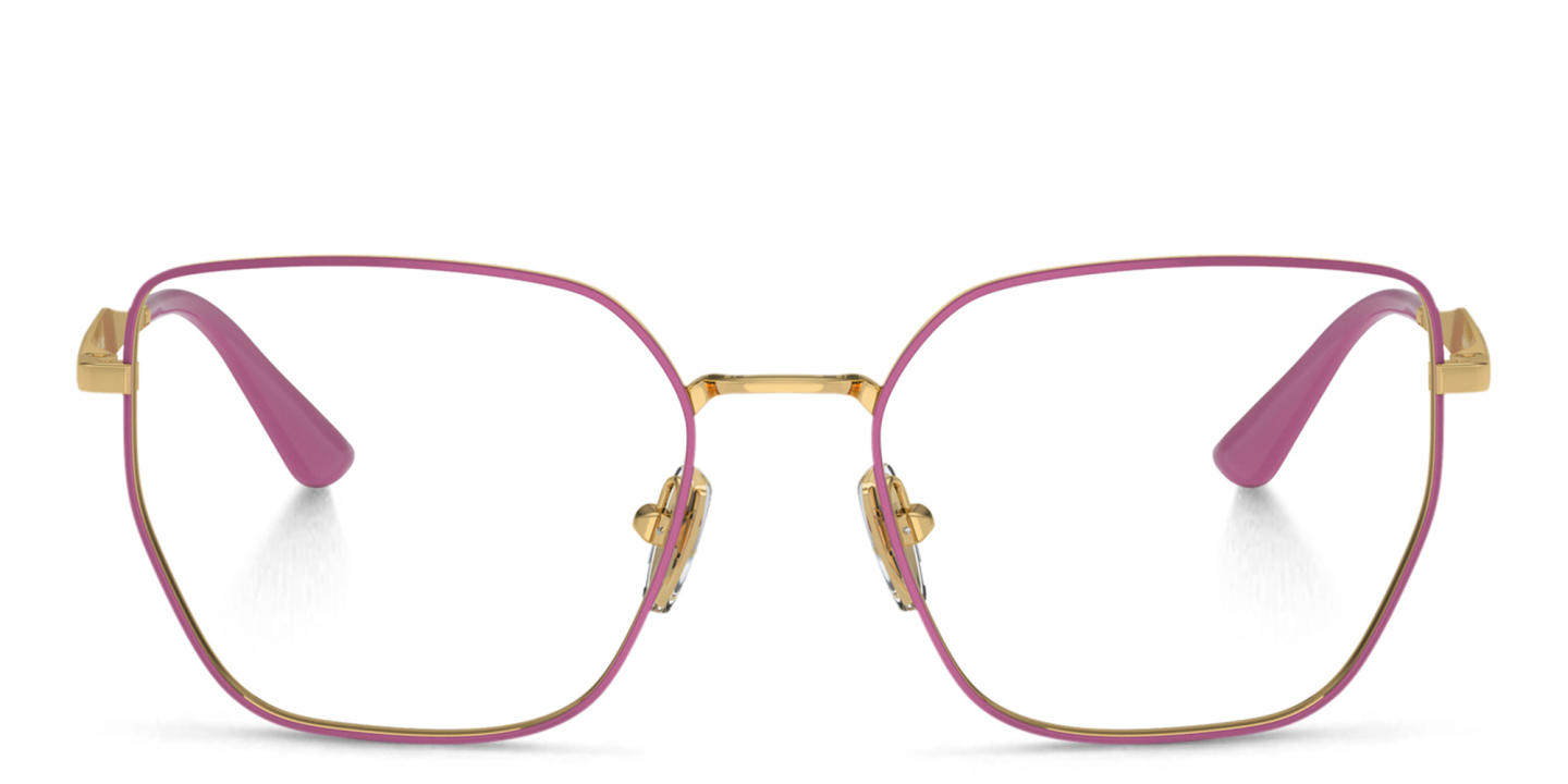 Vogue Eyewear Irregular Eyeglasses in Pink – Product Photo 0