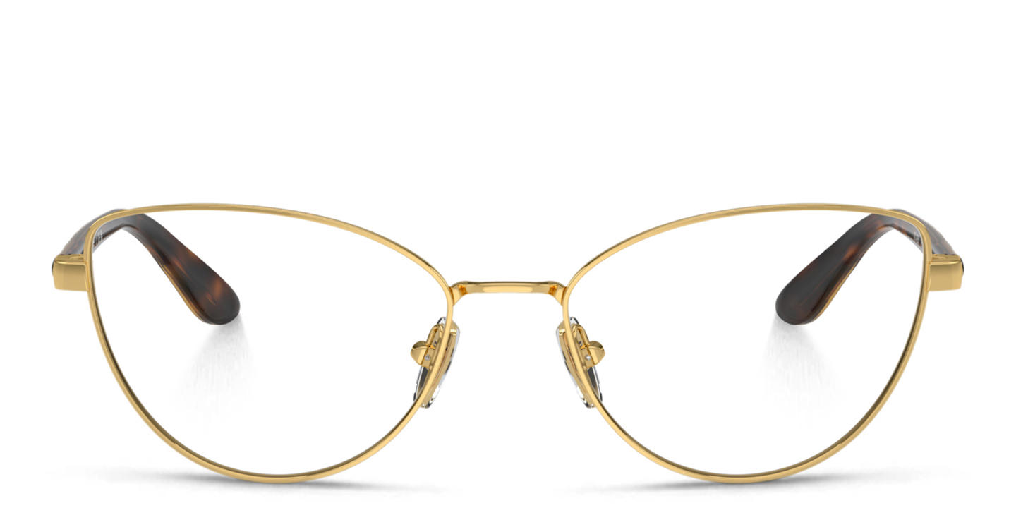 Shop Vogue Eyewear Cat-Eye Eyeglasses in Gold online.
