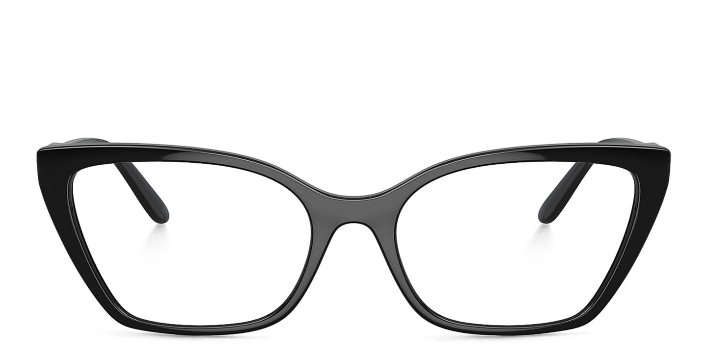Shop Vogue Eyewear Cat-Eye Eyeglasses in Black online.