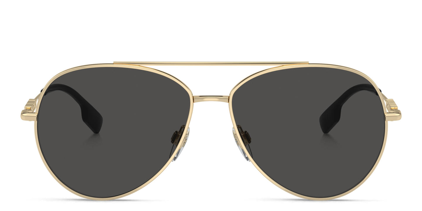 BURBERRY Pilot Sunglasses in Light Gold – Product Photo 0
