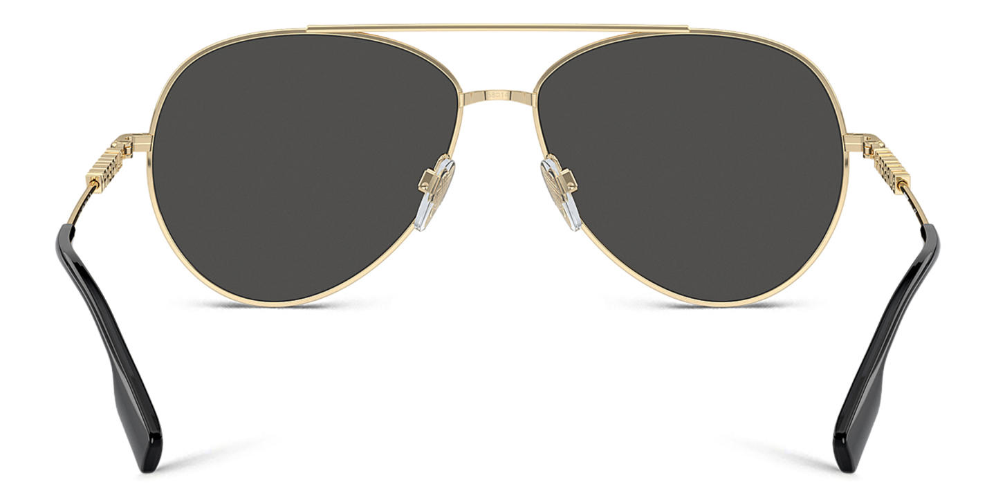 BURBERRY Pilot Sunglasses in Light Gold – Product Photo 3