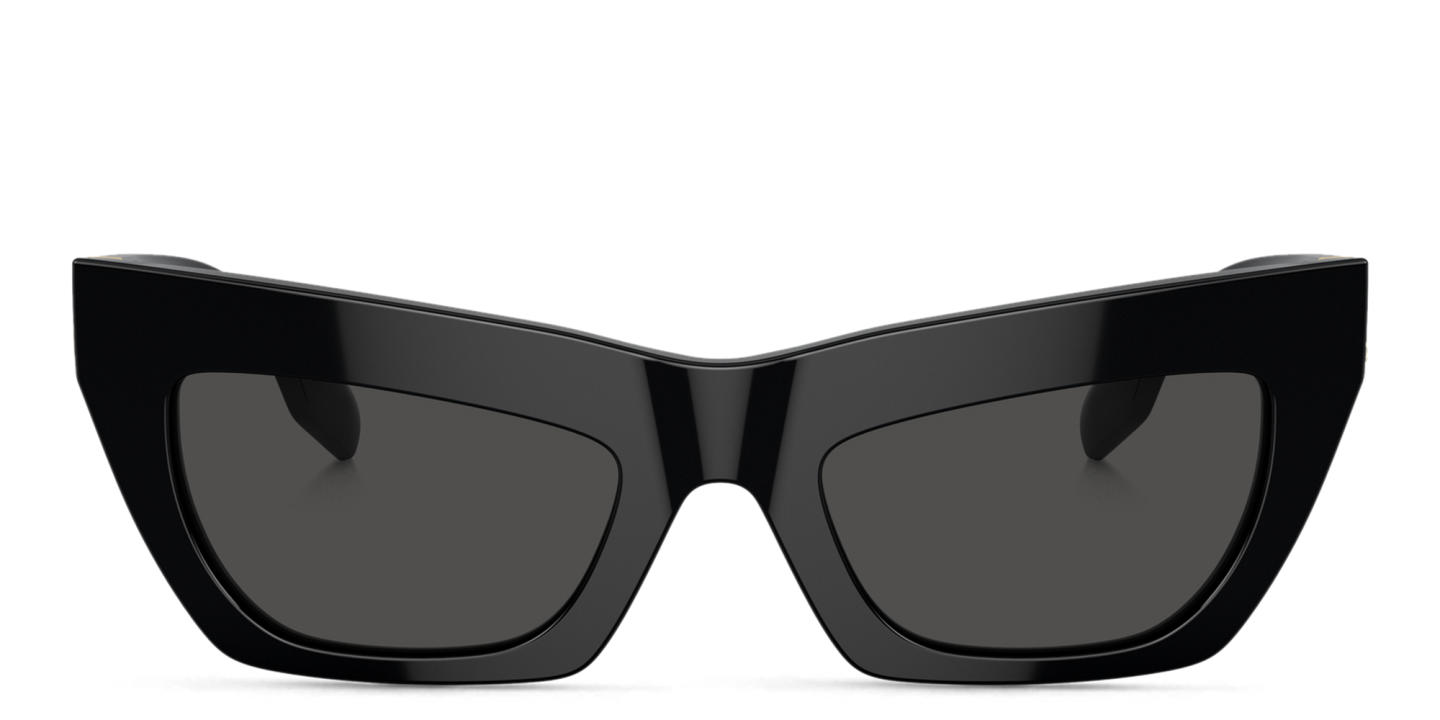 Shop BURBERRY Cat-Eye Sunglasses in Black online.