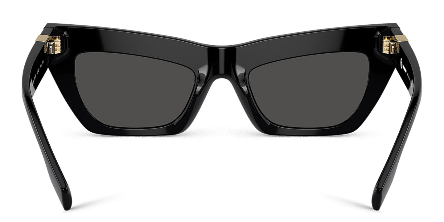 Shop BURBERRY Cat-Eye Sunglasses in Black online.