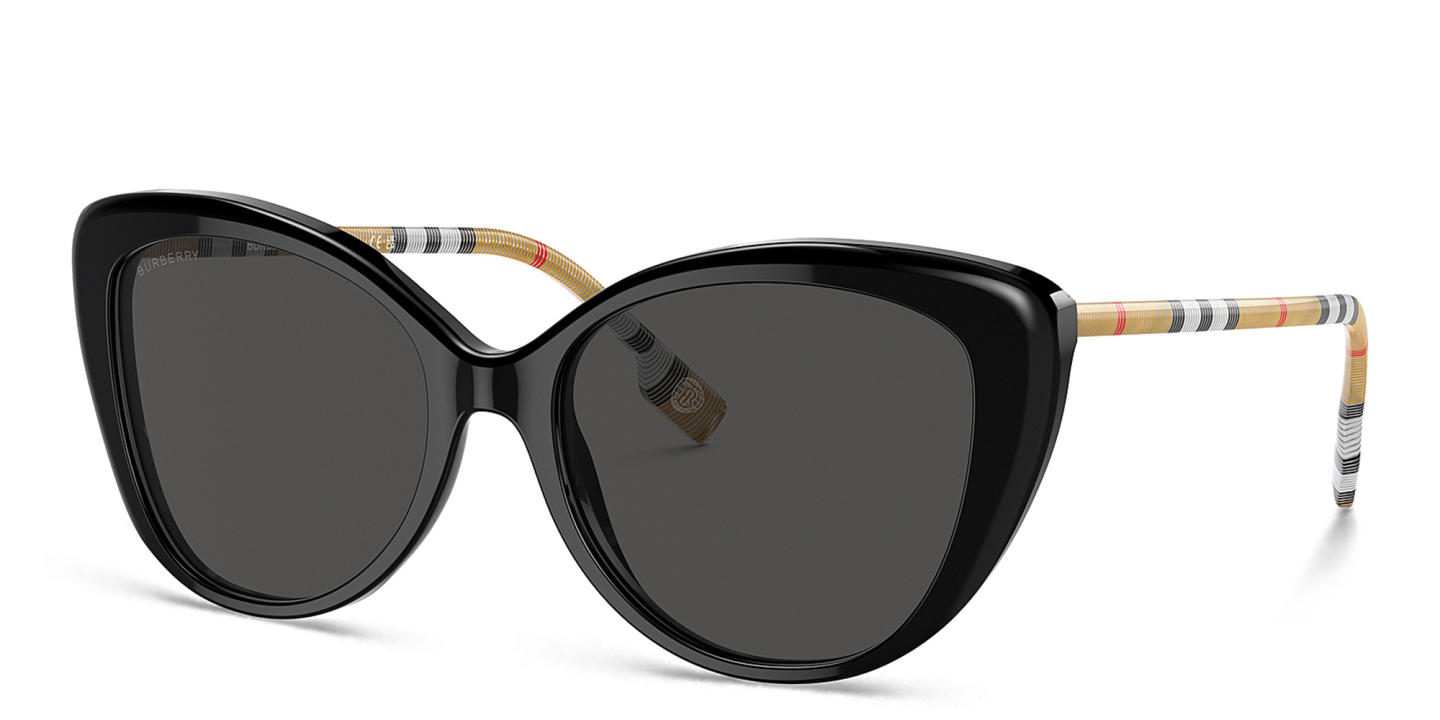 BURBERRY Cat-Eye Sunglasses in Black – Product Photo 1