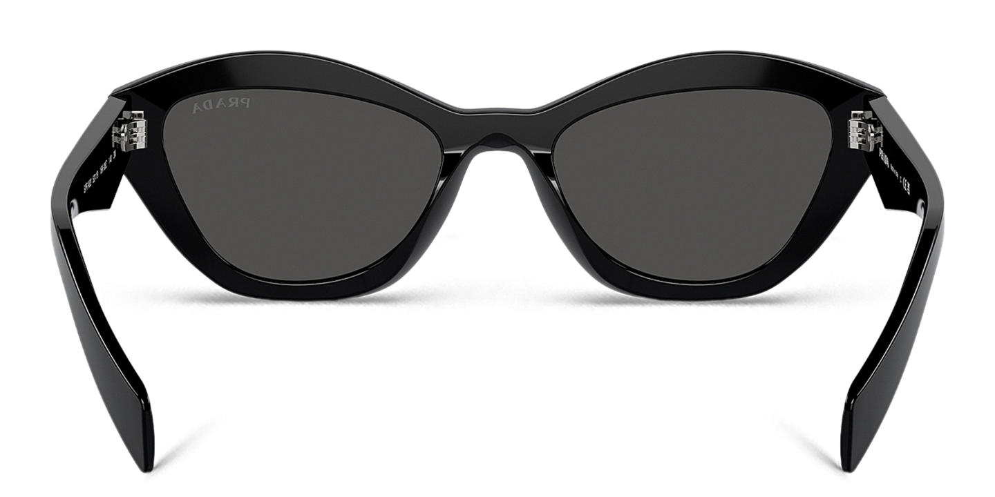 Shop PRADA Butterfly Sunglasses in Black online.