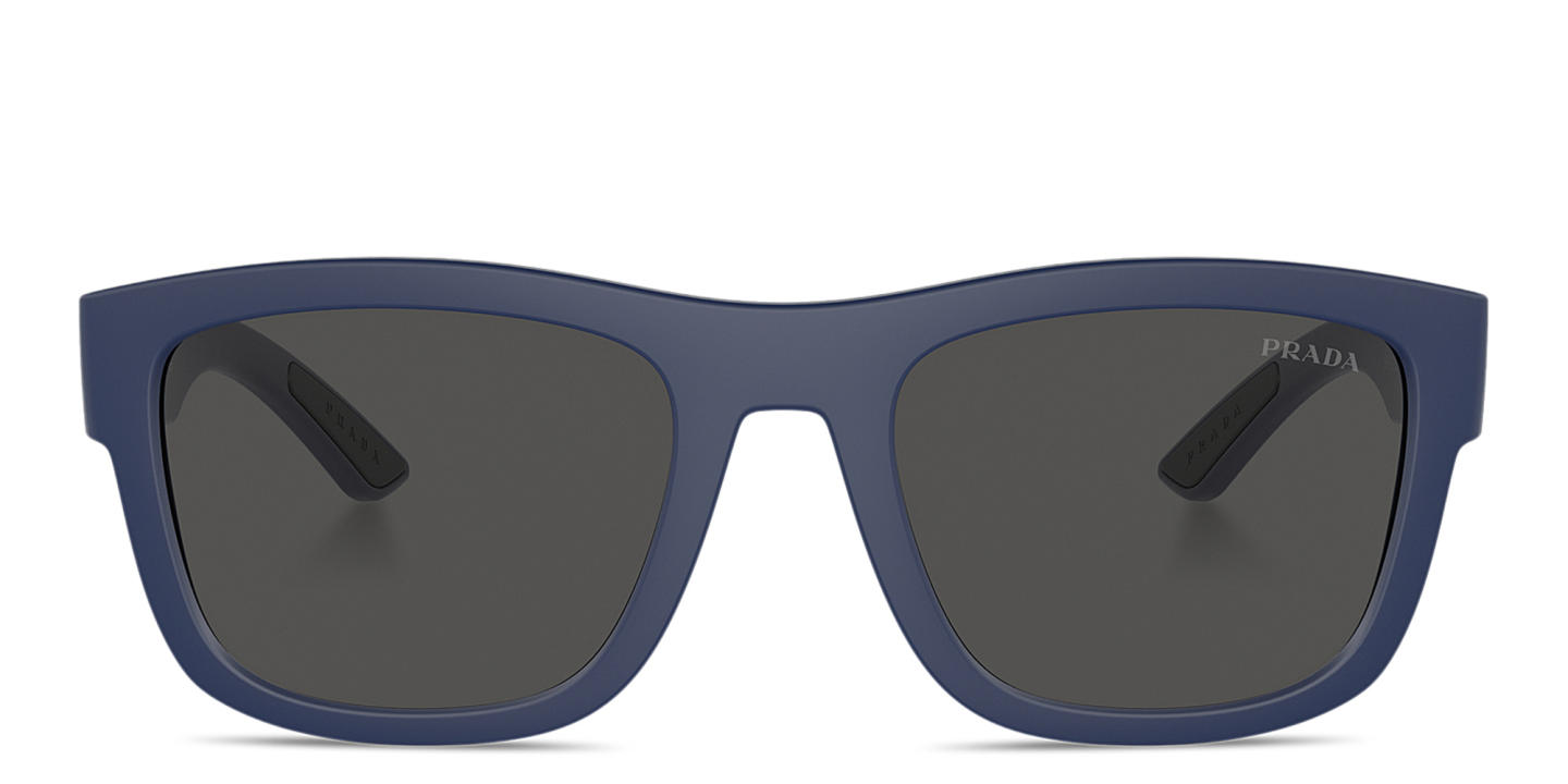 Prada Linea Rossa Square Sunglasses in Blue – Product Photo 0