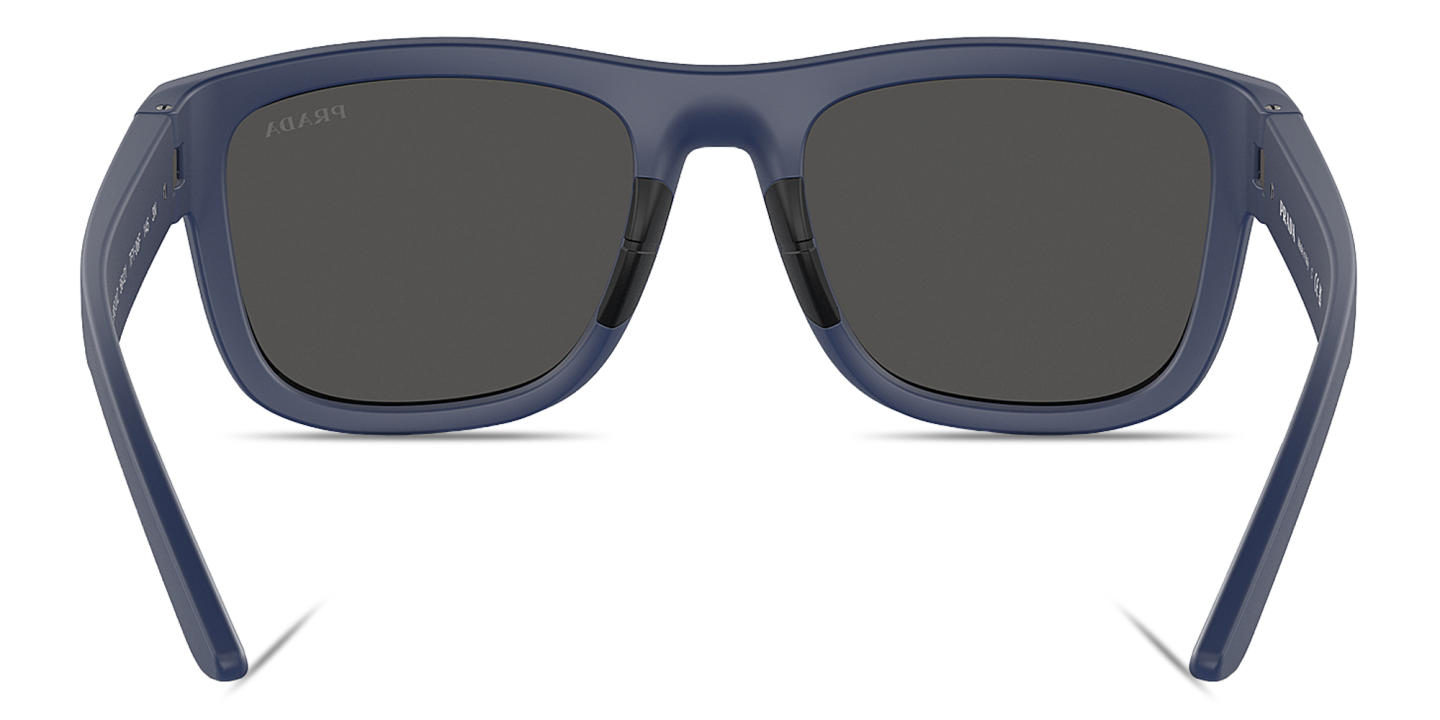 Prada Linea Rossa Square Sunglasses in Blue – Product Photo 3