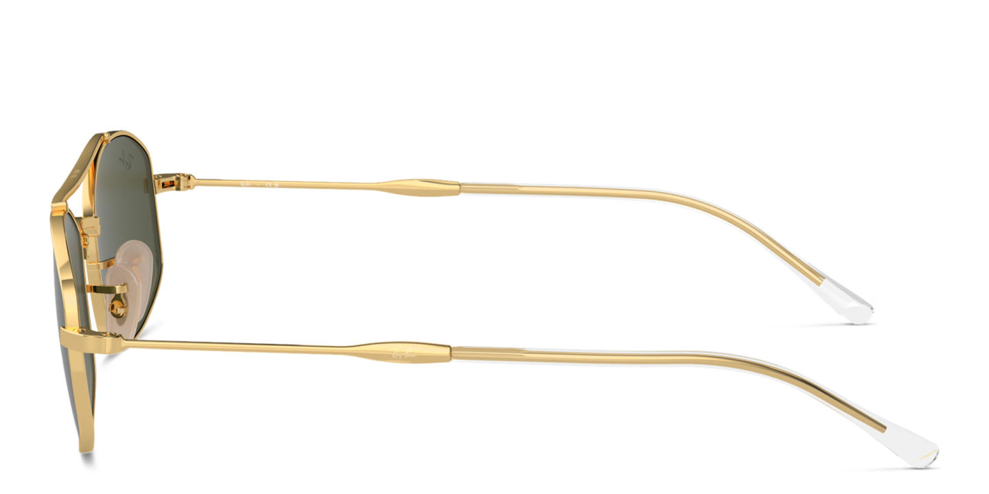 Ray-Ban Unisex Oval Sunglasses in Gold – Product Photo 2