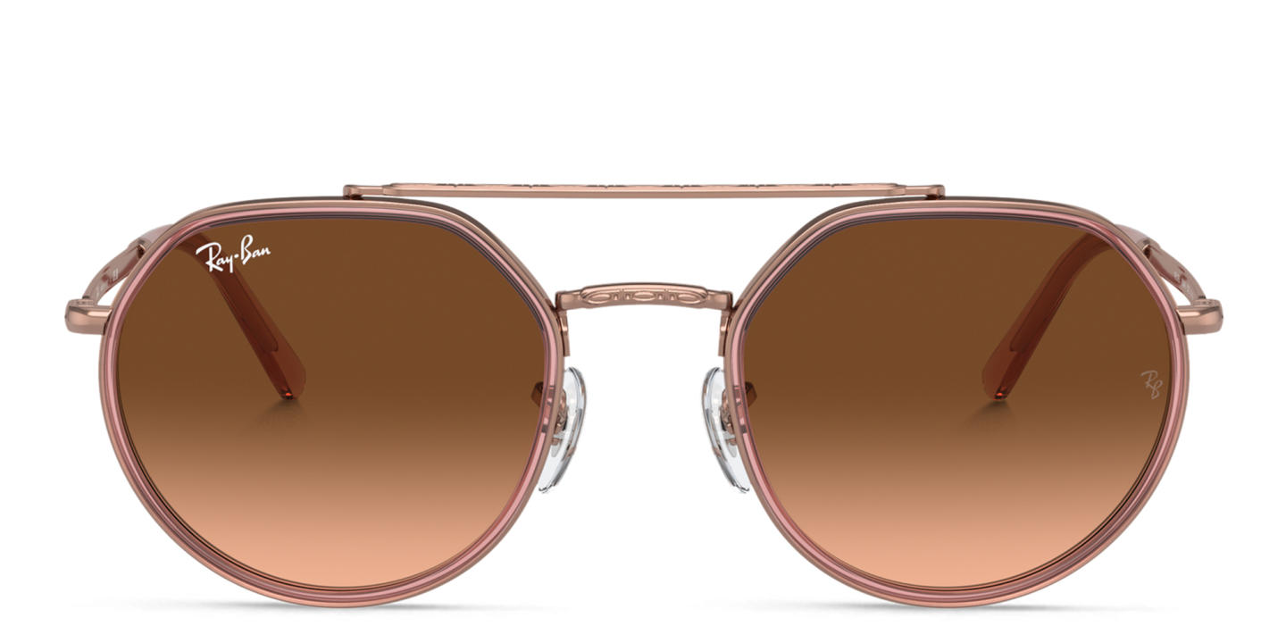 Ray-Ban Unisex Irregular Sunglasses in Copper – Product Photo 0