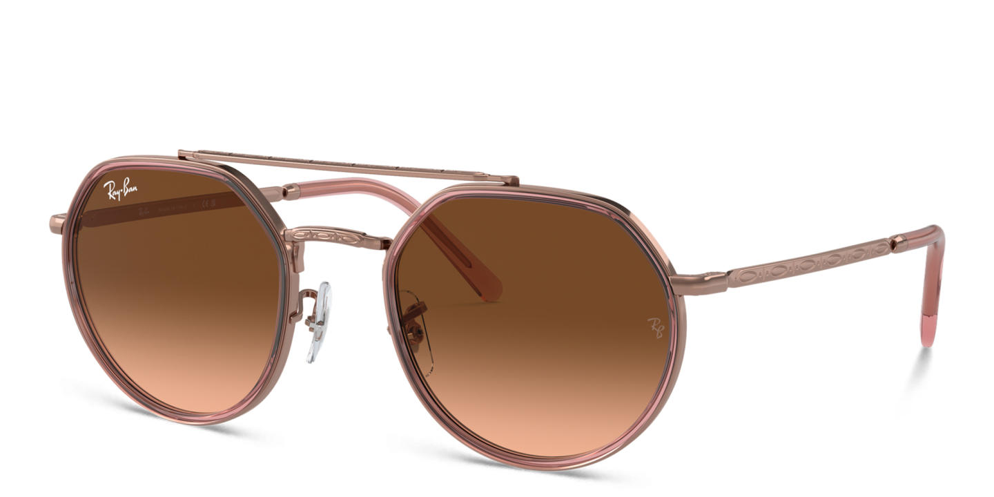 Ray-Ban Unisex Irregular Sunglasses in Copper – Product Photo 1