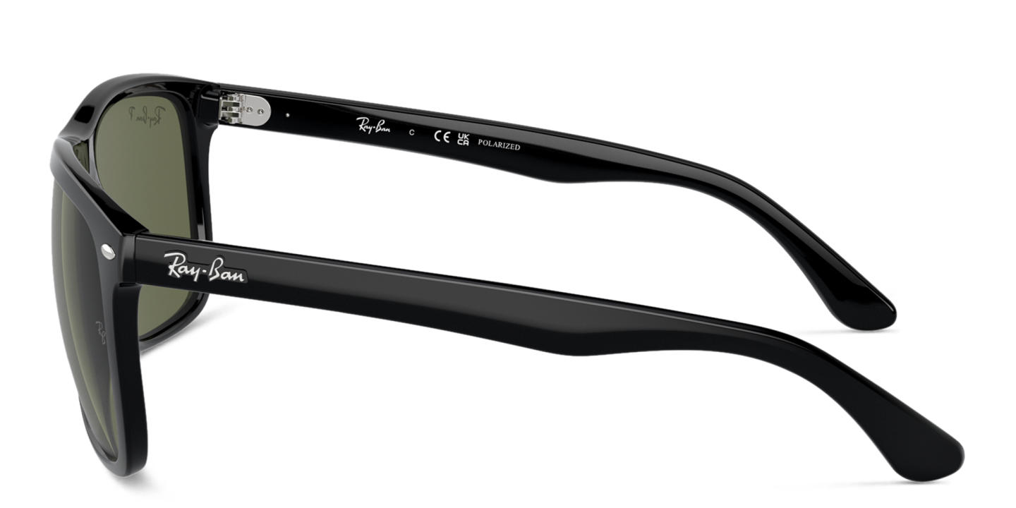 Shop Ray-Ban Boyfriend Two Unisex Square Sunglasses in Black online.