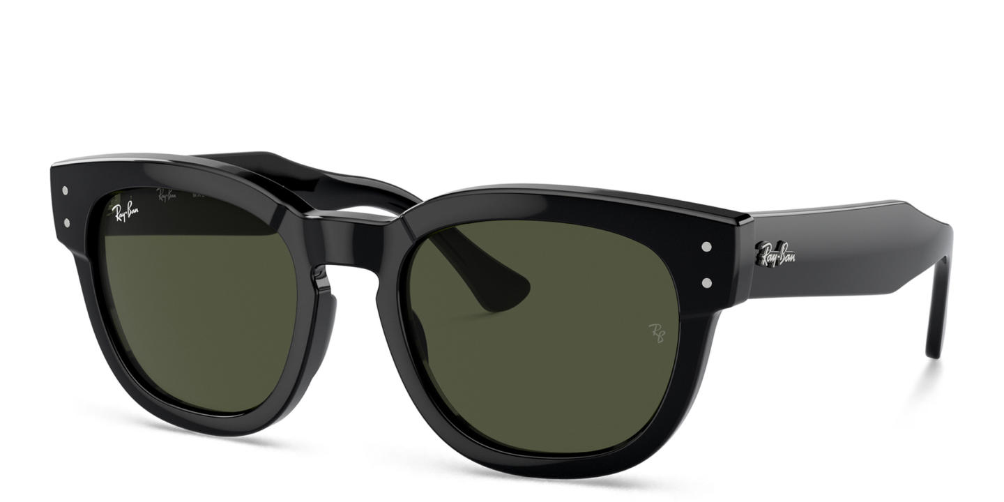 Shop Ray-Ban Mega Hawkeye Unisex Square Sunglasses in Black online.