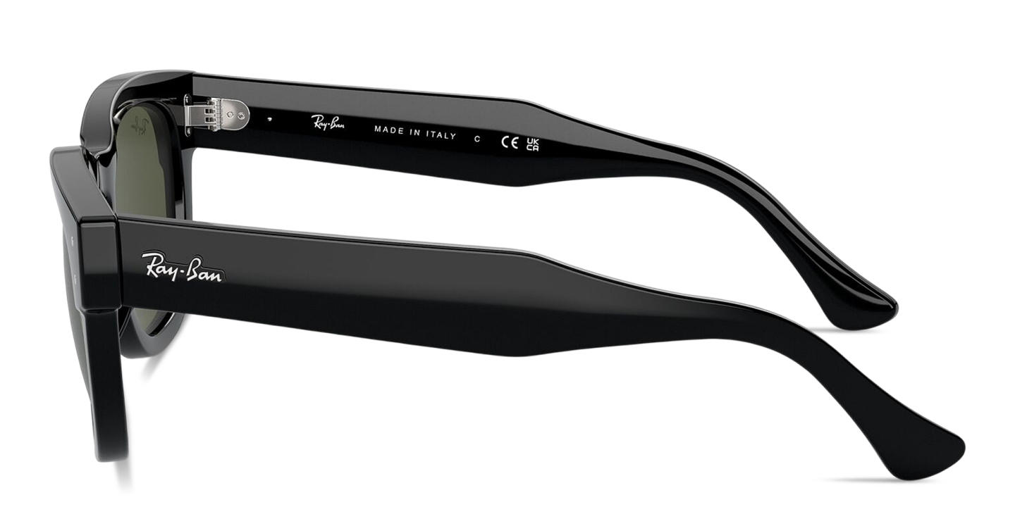Shop Ray-Ban Mega Hawkeye Unisex Square Sunglasses in Black online.