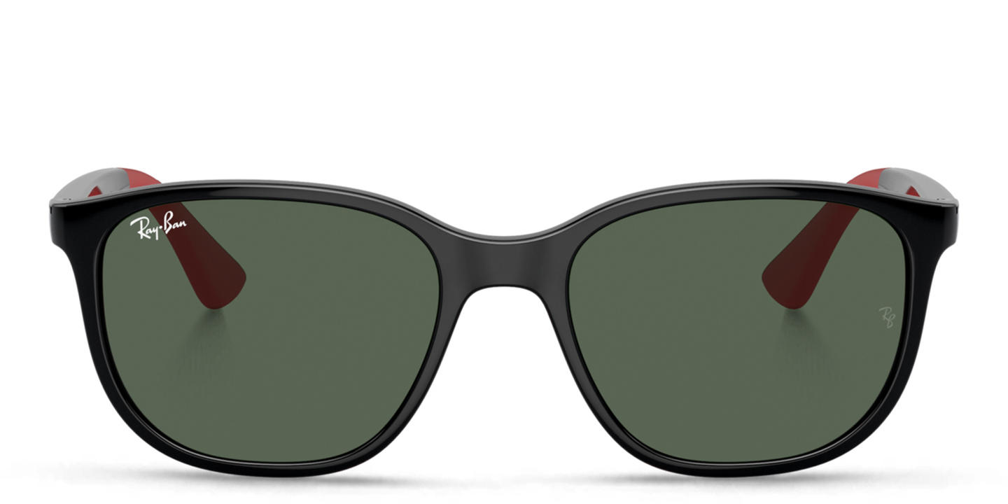 Ray-Ban Junior Kids Square Sunglasses in Black – Product Photo 0