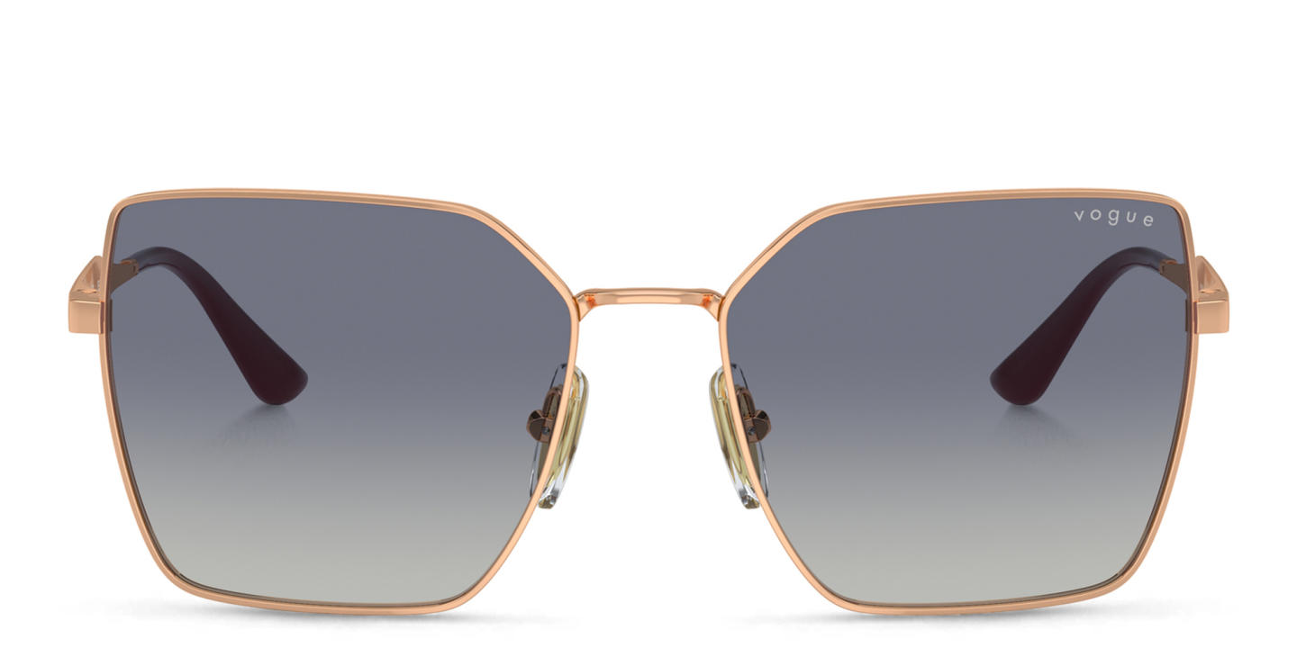 Vogue Eyewear Square Sunglasses in Rose Gold – Product Photo 0