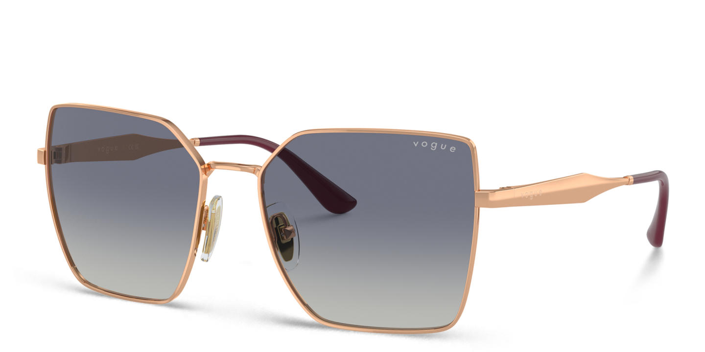 Vogue Eyewear Square Sunglasses in Rose Gold – Product Photo 1