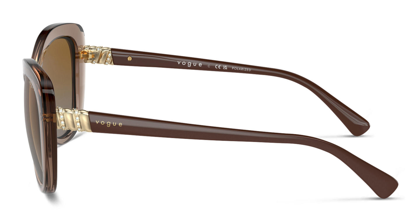 Vogue Eyewear Cat-Eye Sunglasses in Brown – Product Photo 2