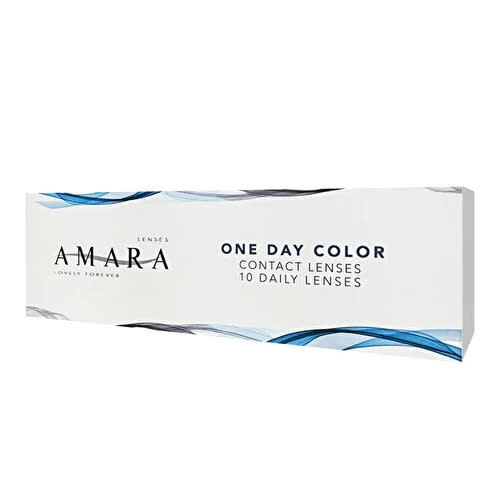 Amara 1-Day Color Contact Lenses - Modern Gray in Modern Gray – Product Photo 1
