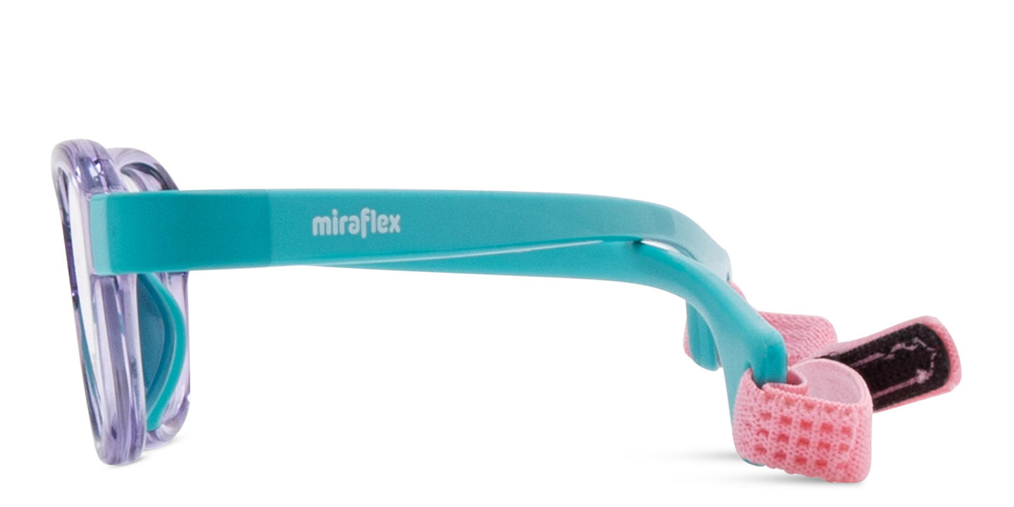 Shop Mira Flex Flexible & Safe Kids Irregular Eyeglasses in Crystal online.
