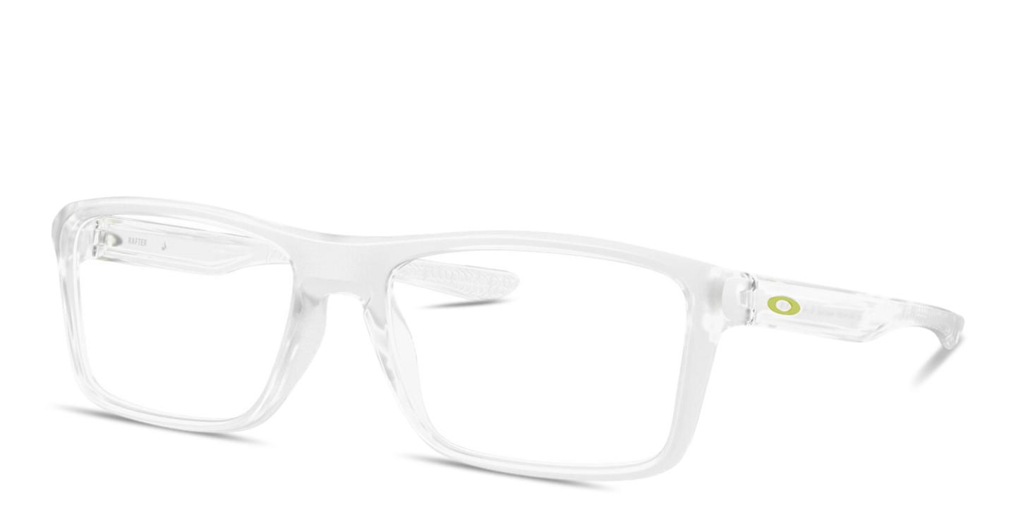 Shop Oakley Rafter Rectangle Eyeglasses in Matte Clear online.