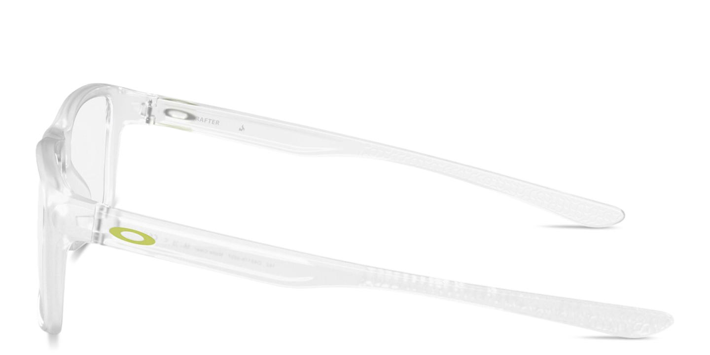 Shop Oakley Rafter Rectangle Eyeglasses in Matte Clear online.