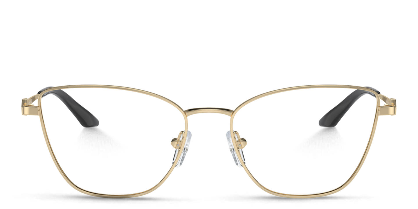 Armani Exchange A|X Logo Cat-Eye Eyeglasses in Gold – Product Photo 0