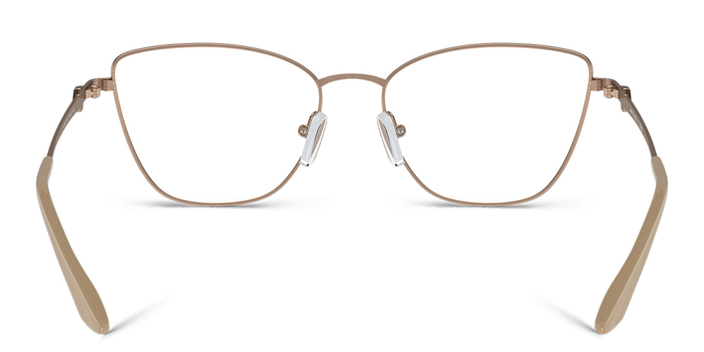 Armani Exchange Logo Cat-Eye Eyeglasses in Rose Gold – Product Photo 3